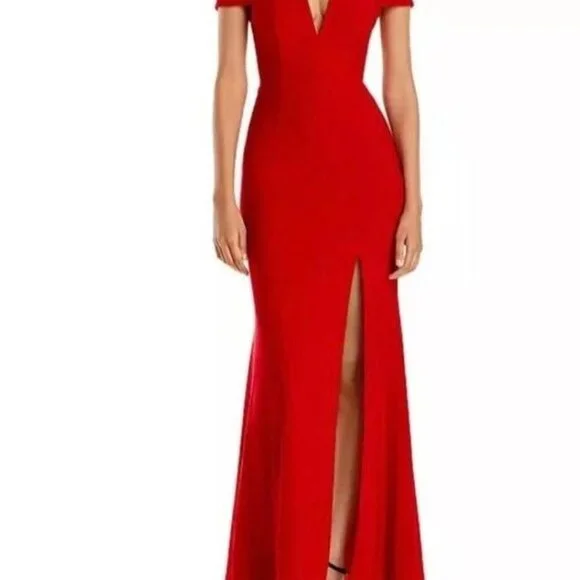 green emerald velvet dress Aqua Blue Applique Queen Anne Long Formal Dress with Slit MD092401   Dressmeet